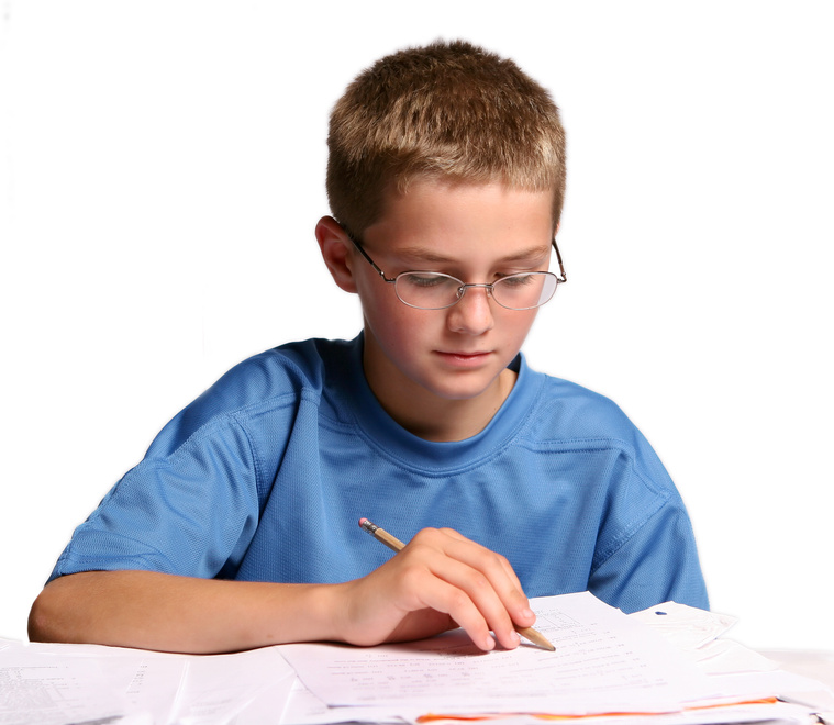 Boy Studying