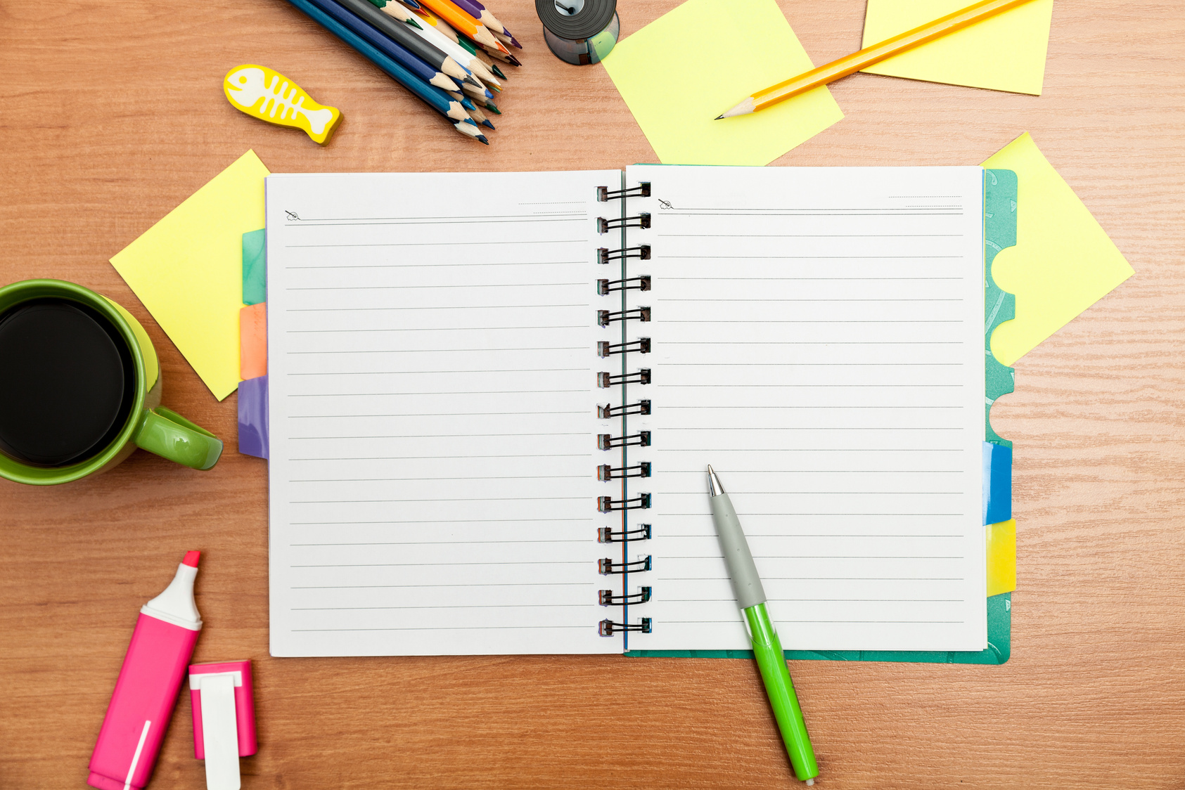 Study Materials on Table